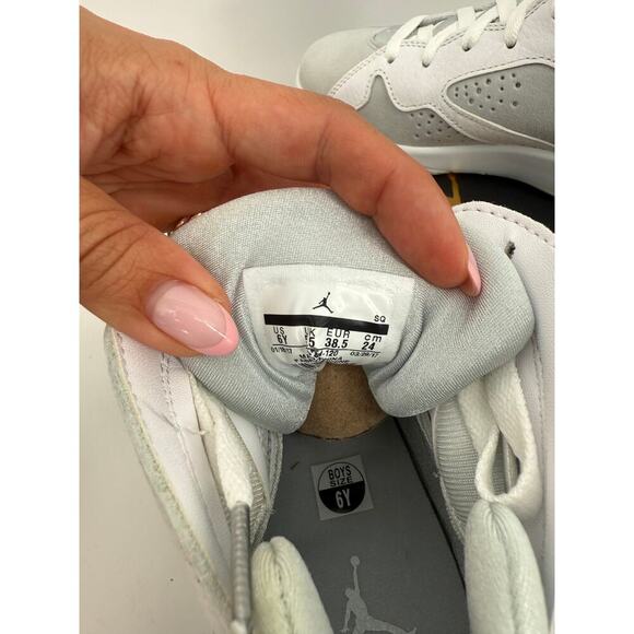 Air Jordan 7 retro bg white metallic silver - Picture 8 of 10